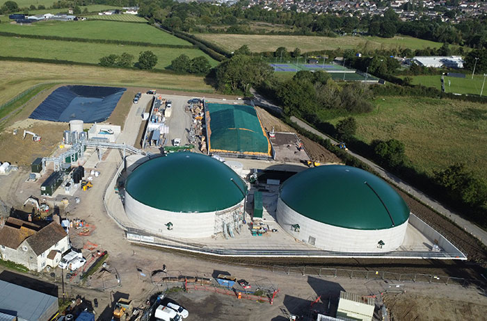 Biomethane production and sales business in the U.K.