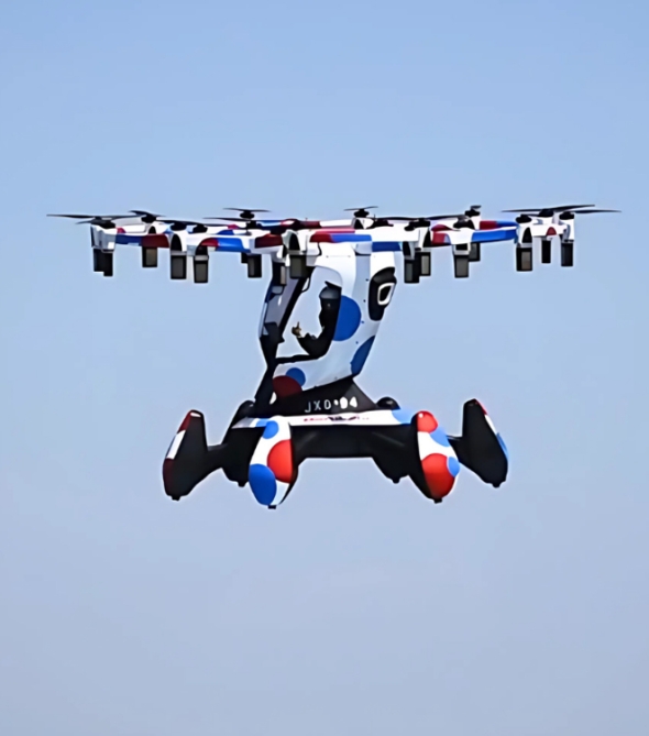 “HEXA” demonstration flight at the Osaka Expo