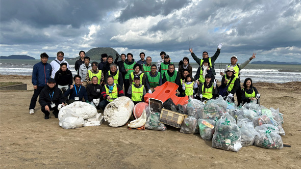 Beach Cleanup Activity（Karatsu City, Saga Prefecture）