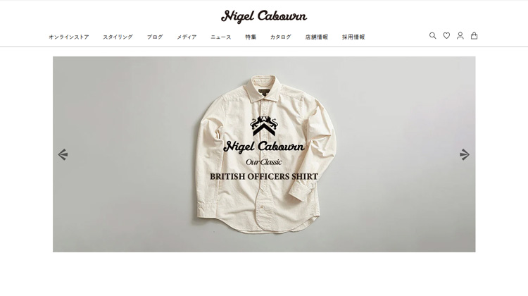 Nigel Cabourn オフィシャルサイト